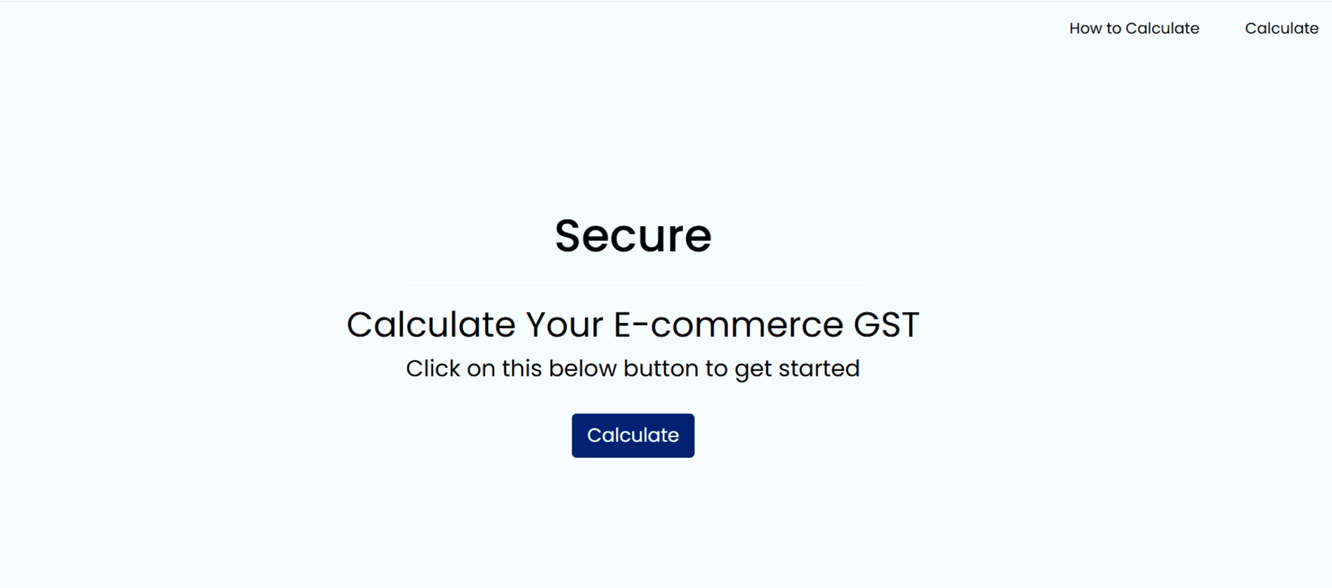 Ecommerce Tax Calculator